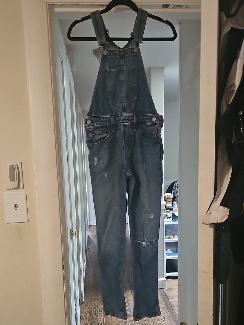 Levi's Distressed Blue Women's Denim Overalls